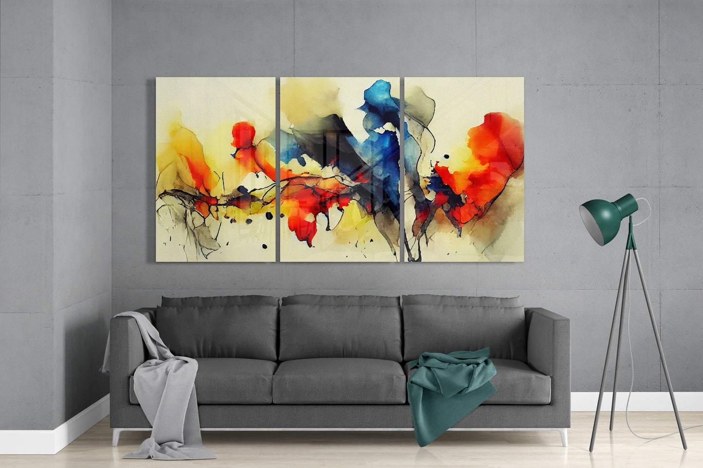 Dispersal Glass Wall Art