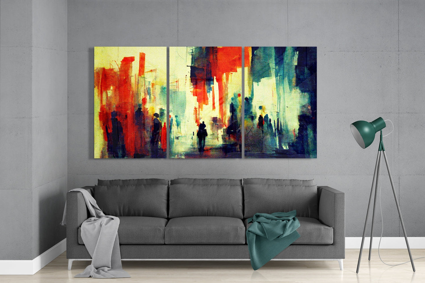 Shadows Glass Wall Art