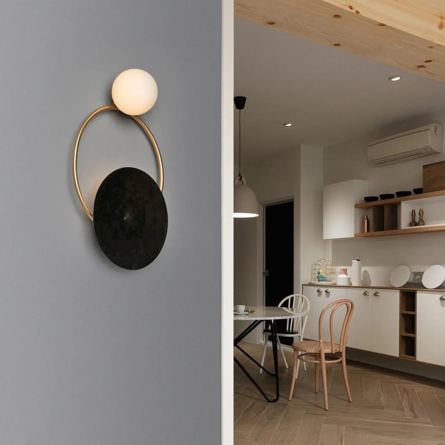 Modern sängbordsvägglampa för sovrum, vardagsrum och korridor