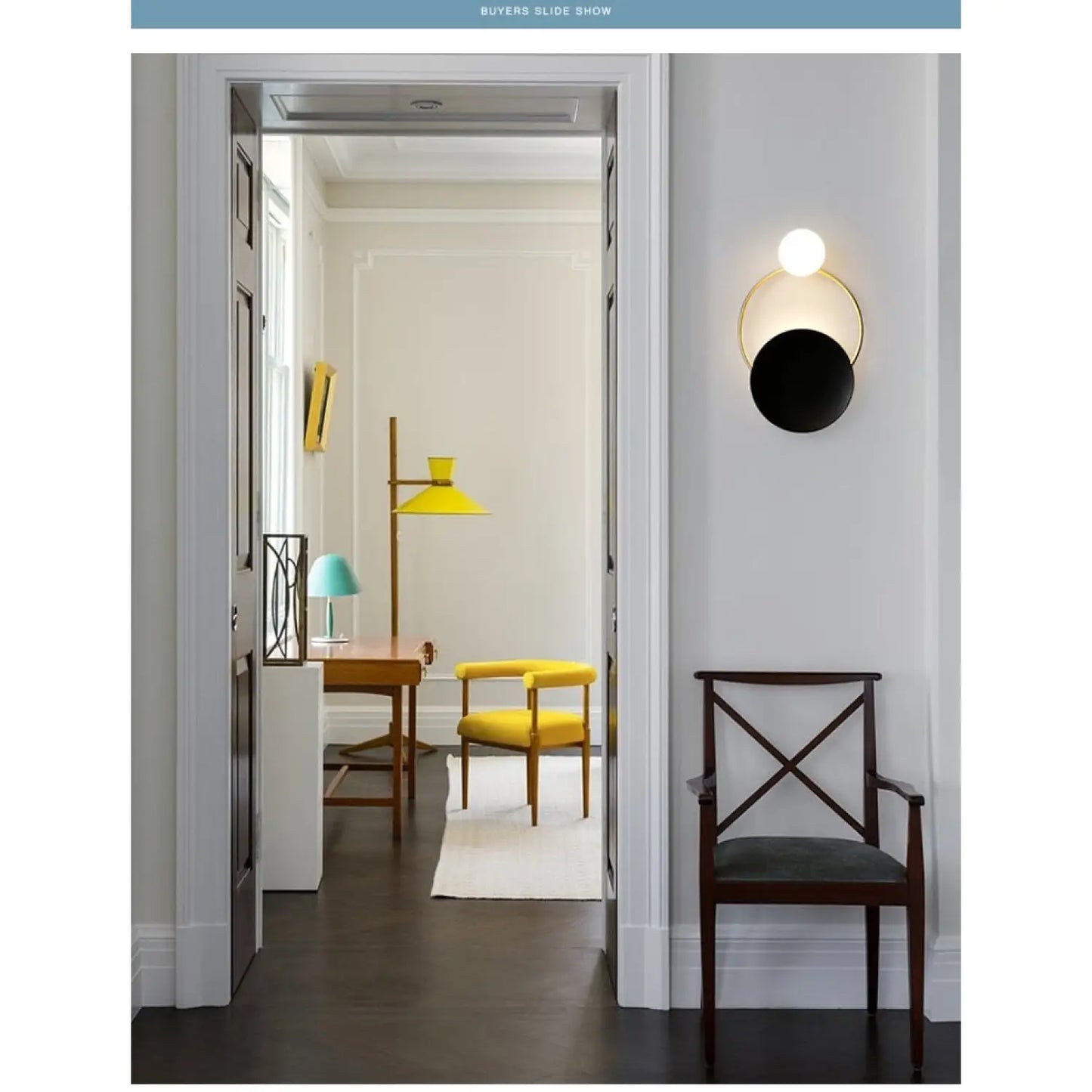 Modern sängbordsvägglampa för sovrum, vardagsrum och korridor