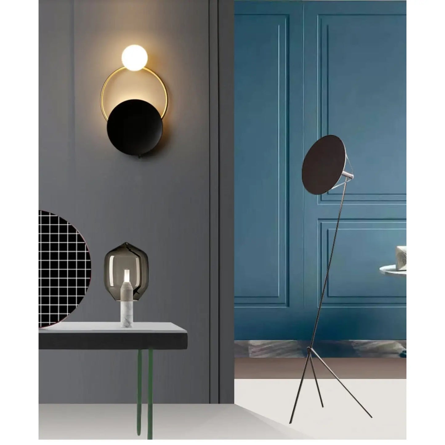 Modern sängbordsvägglampa för sovrum, vardagsrum och korridor