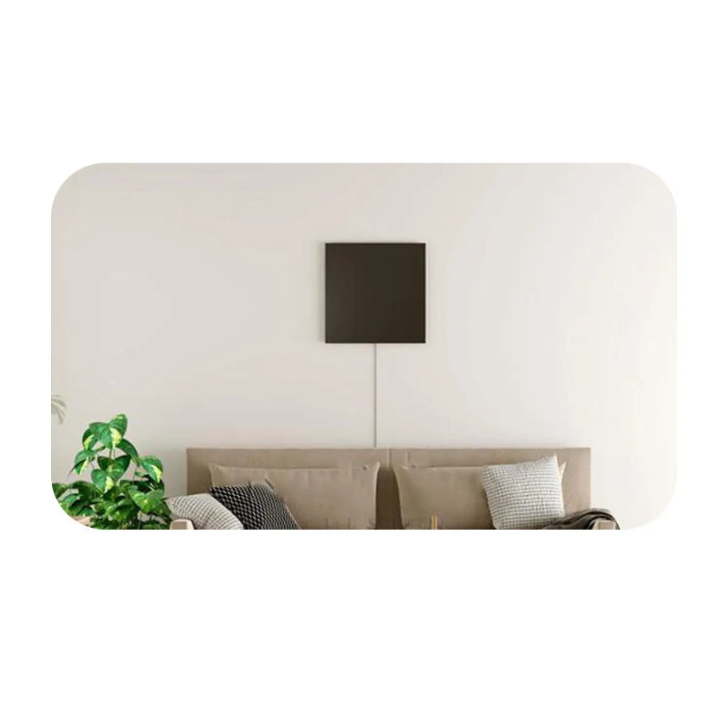 Modern RGB LED-vägglampa i vardagsrum och sovrum för dekoration