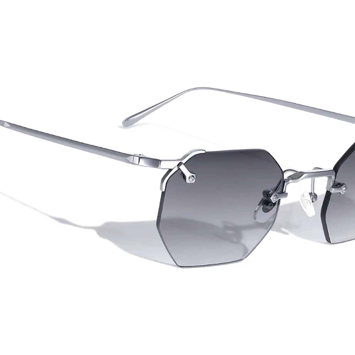 Mykono Metall Sechseck Sonnenbrille