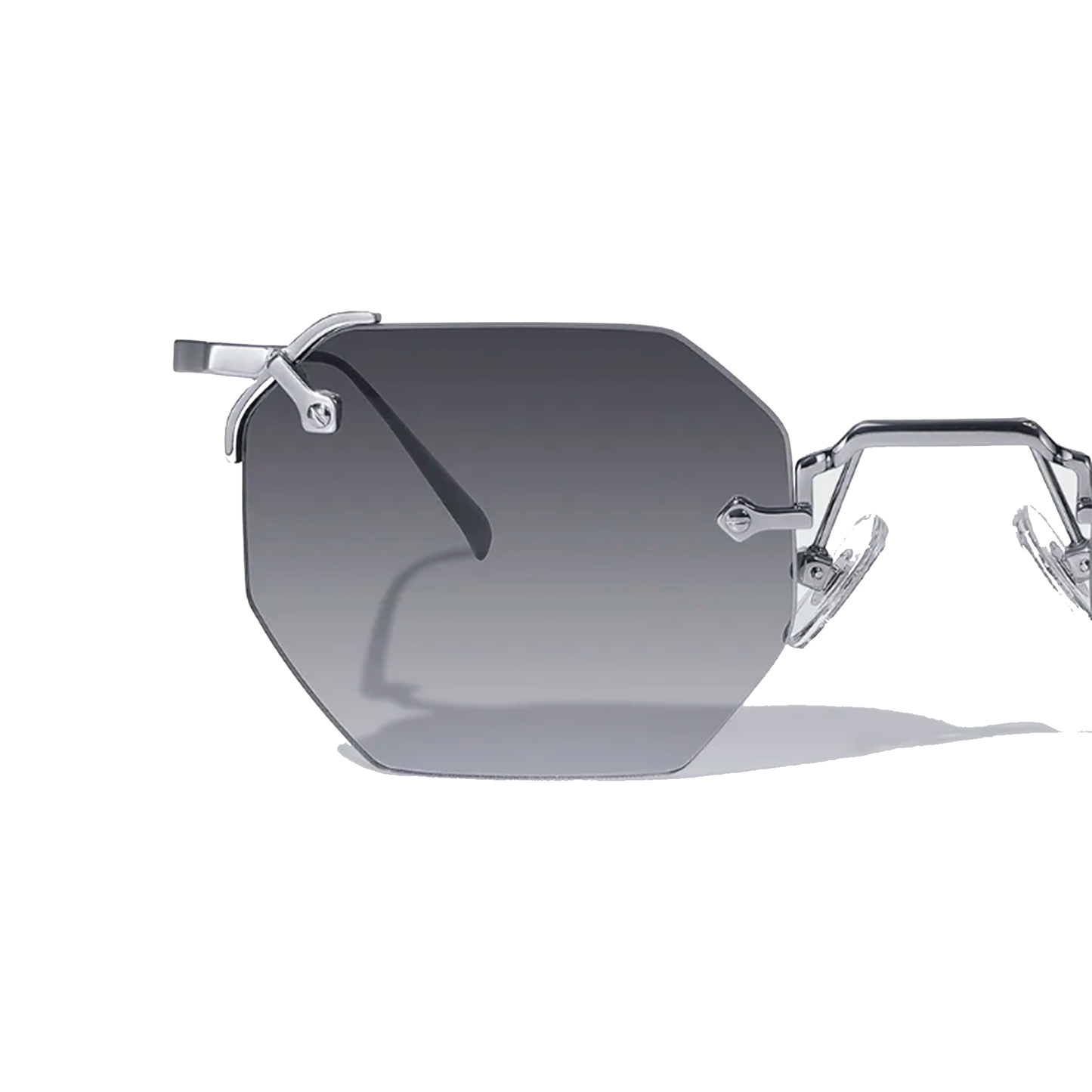 Mykono Metall Sechseck Sonnenbrille