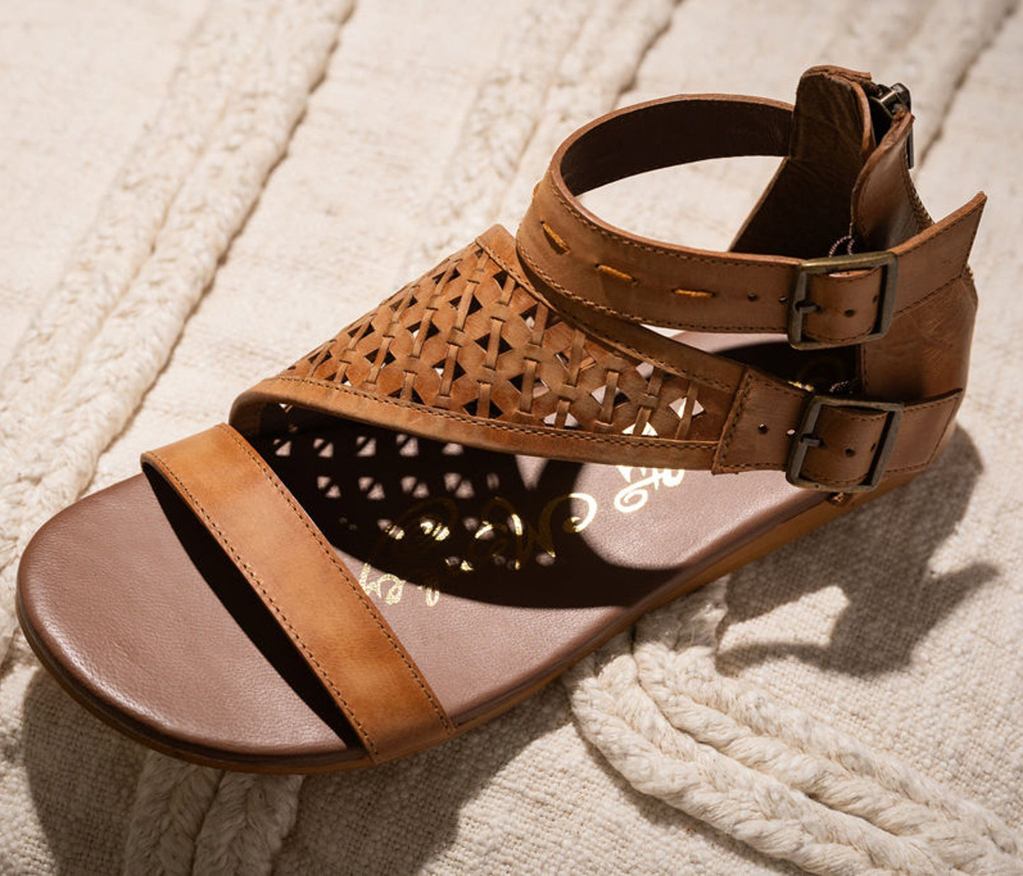 Sandali Nora in Tan