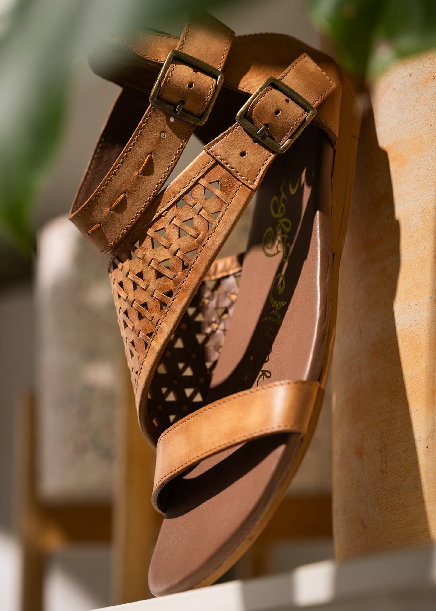 Sandali Nora in Tan
