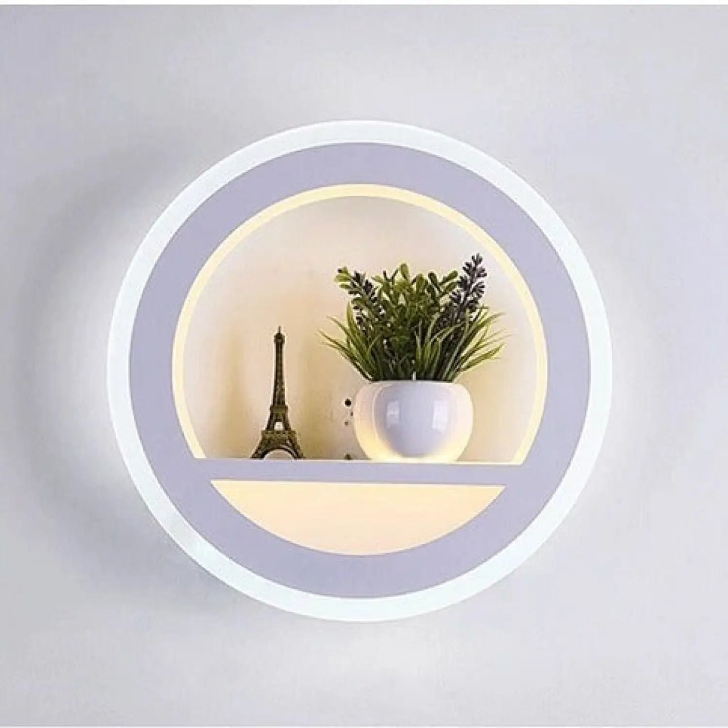 Nordisk kristall cirkellampa med enkel LED-design för vardagsrum och sovrum