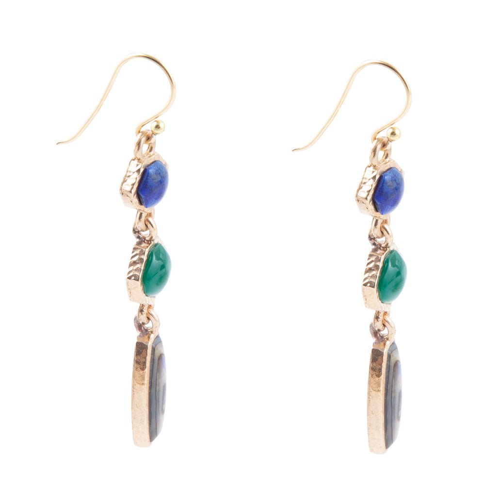 Orecchini Odyssey Lapis con Pietre Multiple