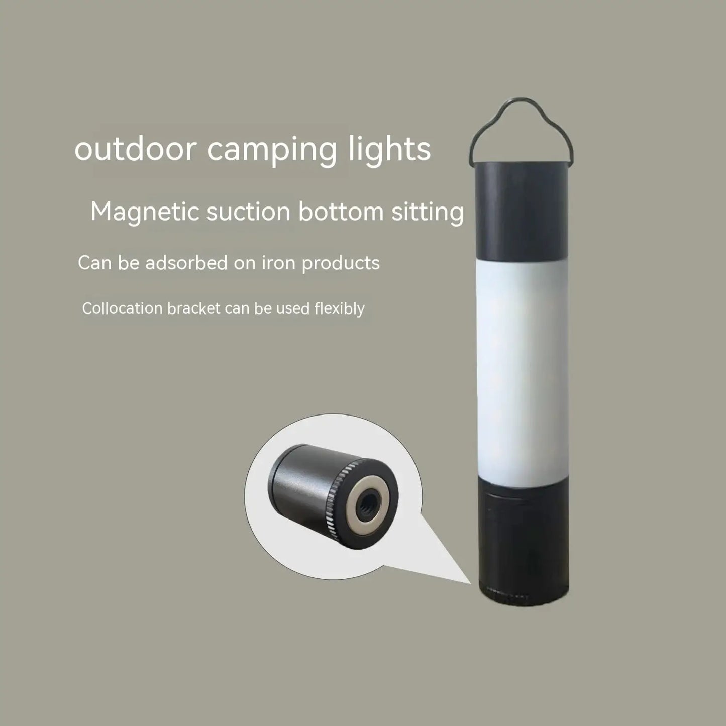 Utomhus campinglampa med LED – ljusstark, portabel och USB-uppladdningsbar