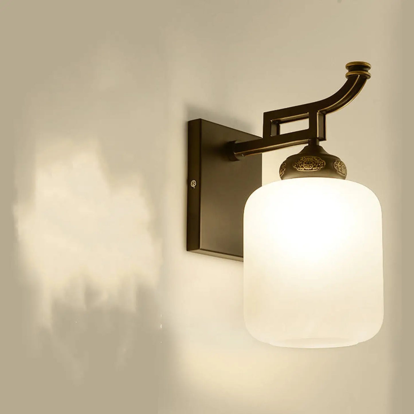 Utomhus vägglampa med retrostil för trädgård och balkong