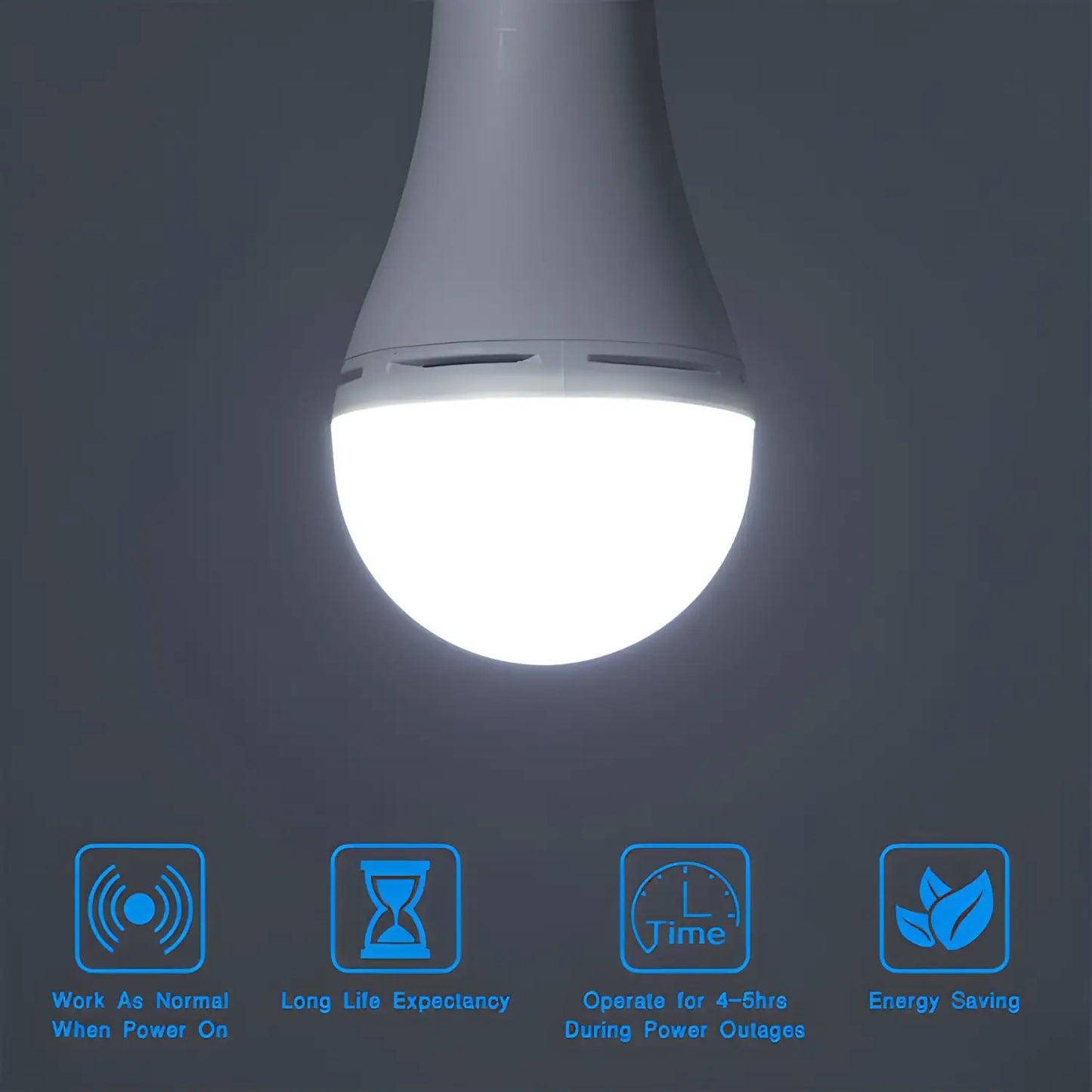 Bärbar Vattentät Uppladdningsbar LED-lampa för Camping & Fiske