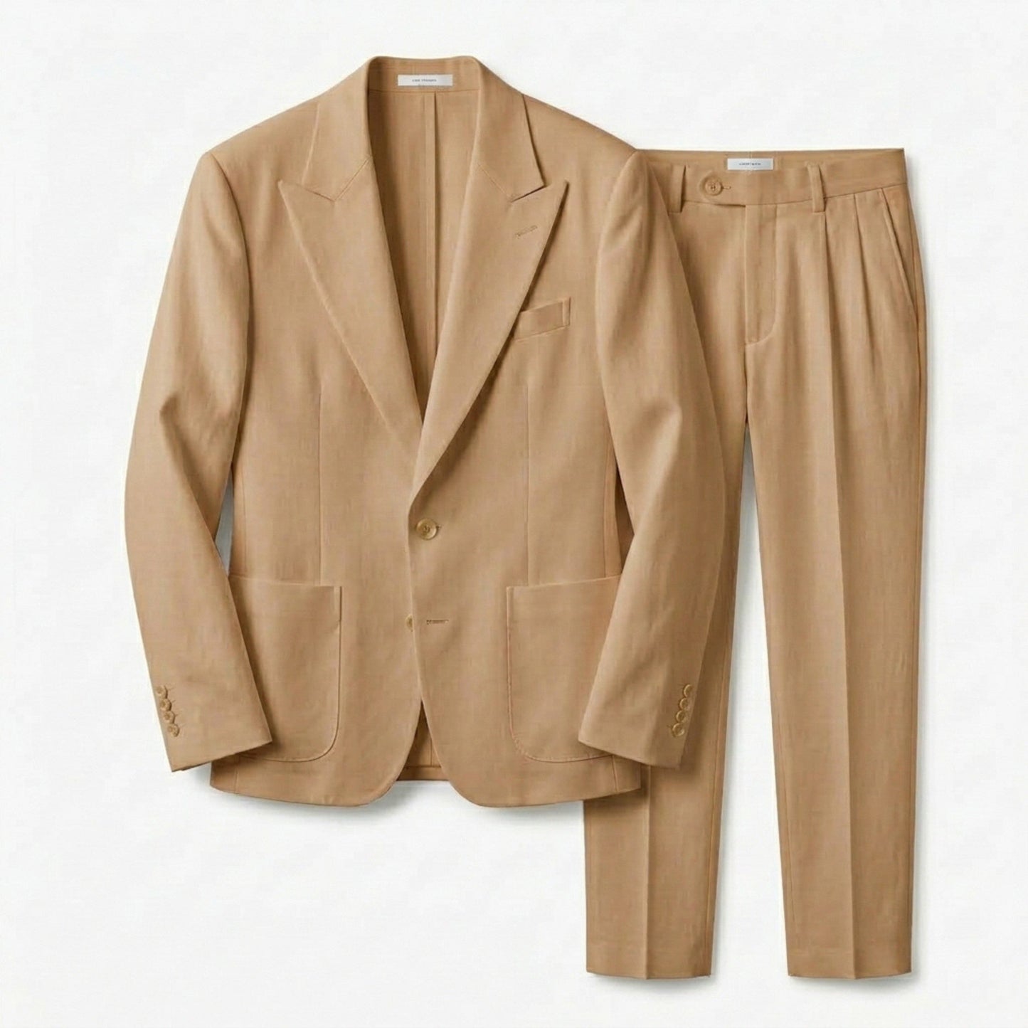 Men's Suit Two-Piece Set | Tailored Black Formal Wedding Suit - View 7