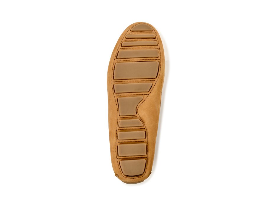 PIPER leren rijloafer camel