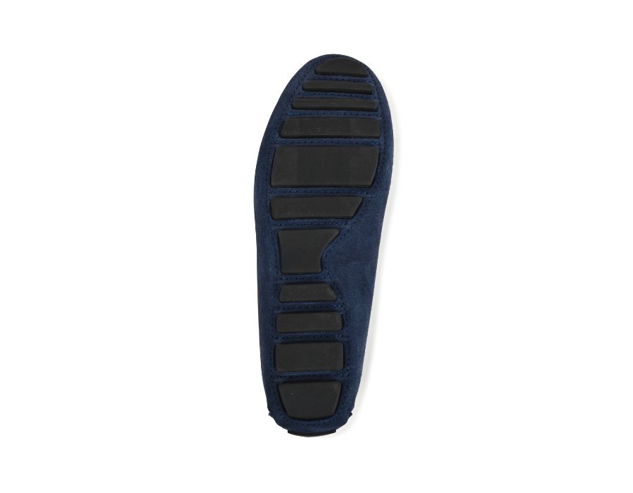 Mocassino da guida in pelle PIPER blu navy