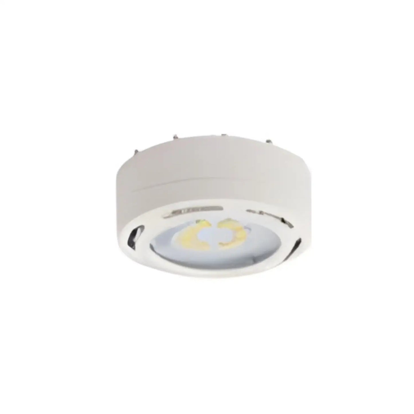 Puck LED-lampa 4W 120V, 3000K dimbar, yta- eller infällningsmontering