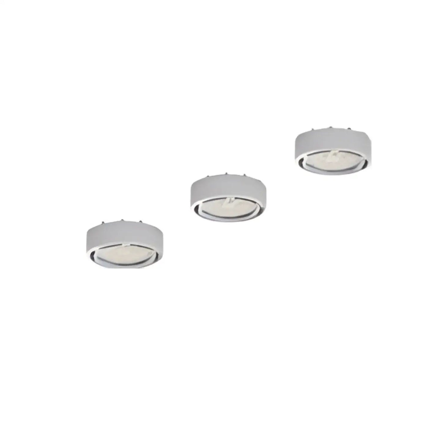 Pucklampor 12W 120V 3000K Dimmbara Set med Monteringsalternativ & Stickkontakt