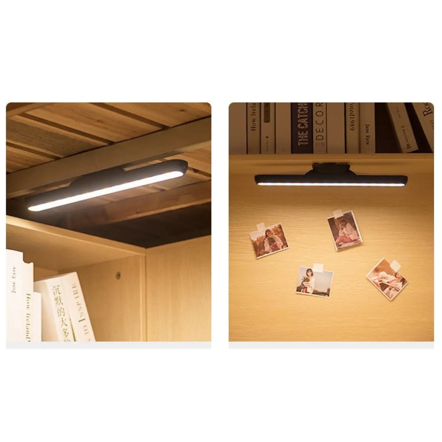 Uppladdningsbar skrivbordslampa med magnetisk bas och LED-glöd