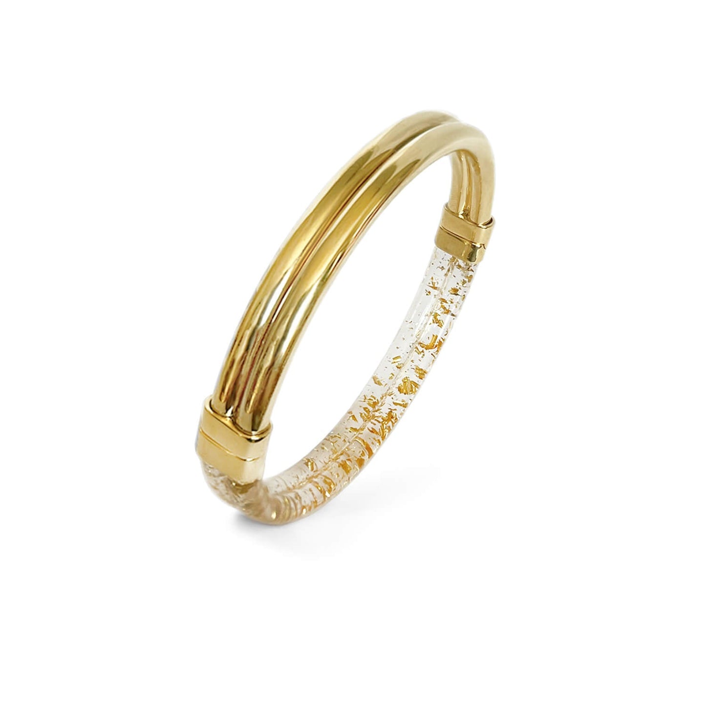 Ridge Lucite Scharnier Armreif