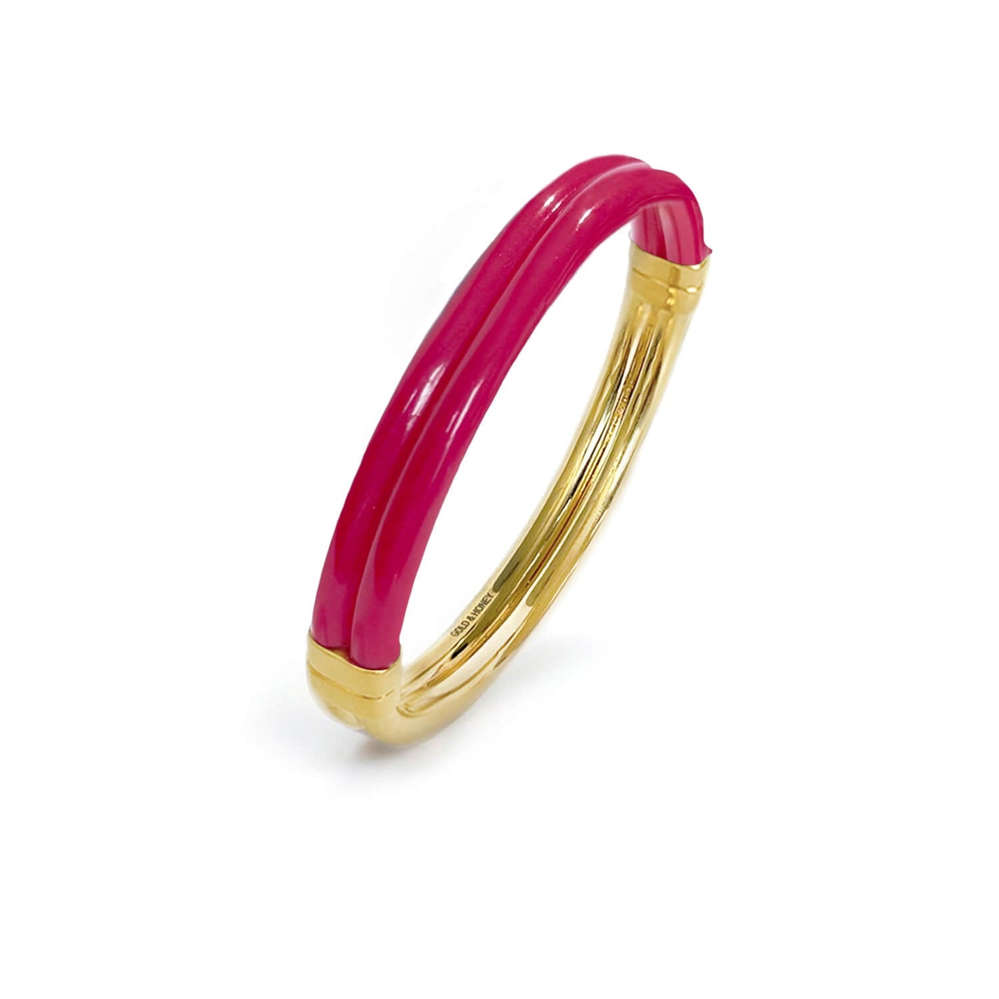 Ridge Lucite Scharnier Armreif