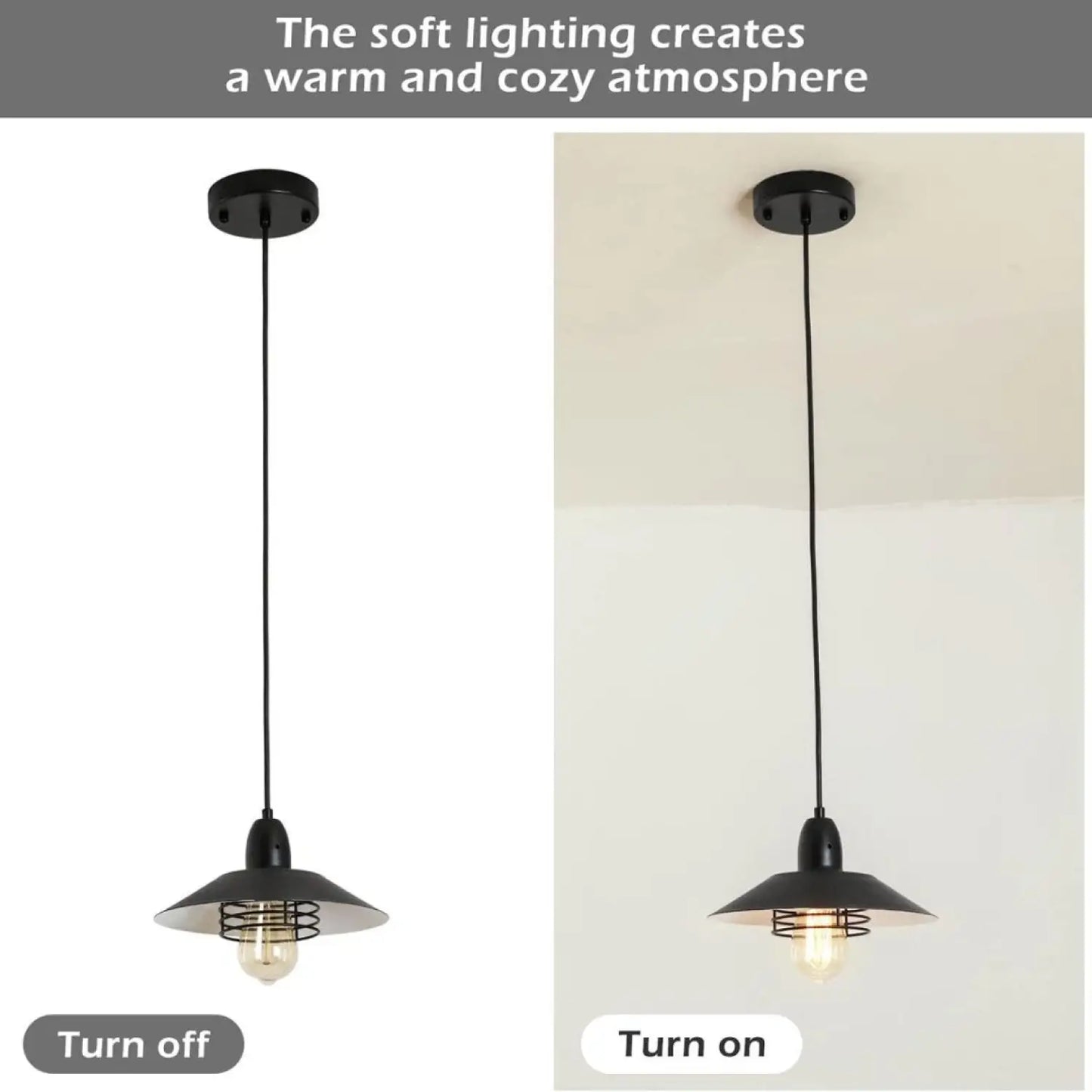Rustic Adjustable Metal Vintage Pendant Lights for Indoor Spaces