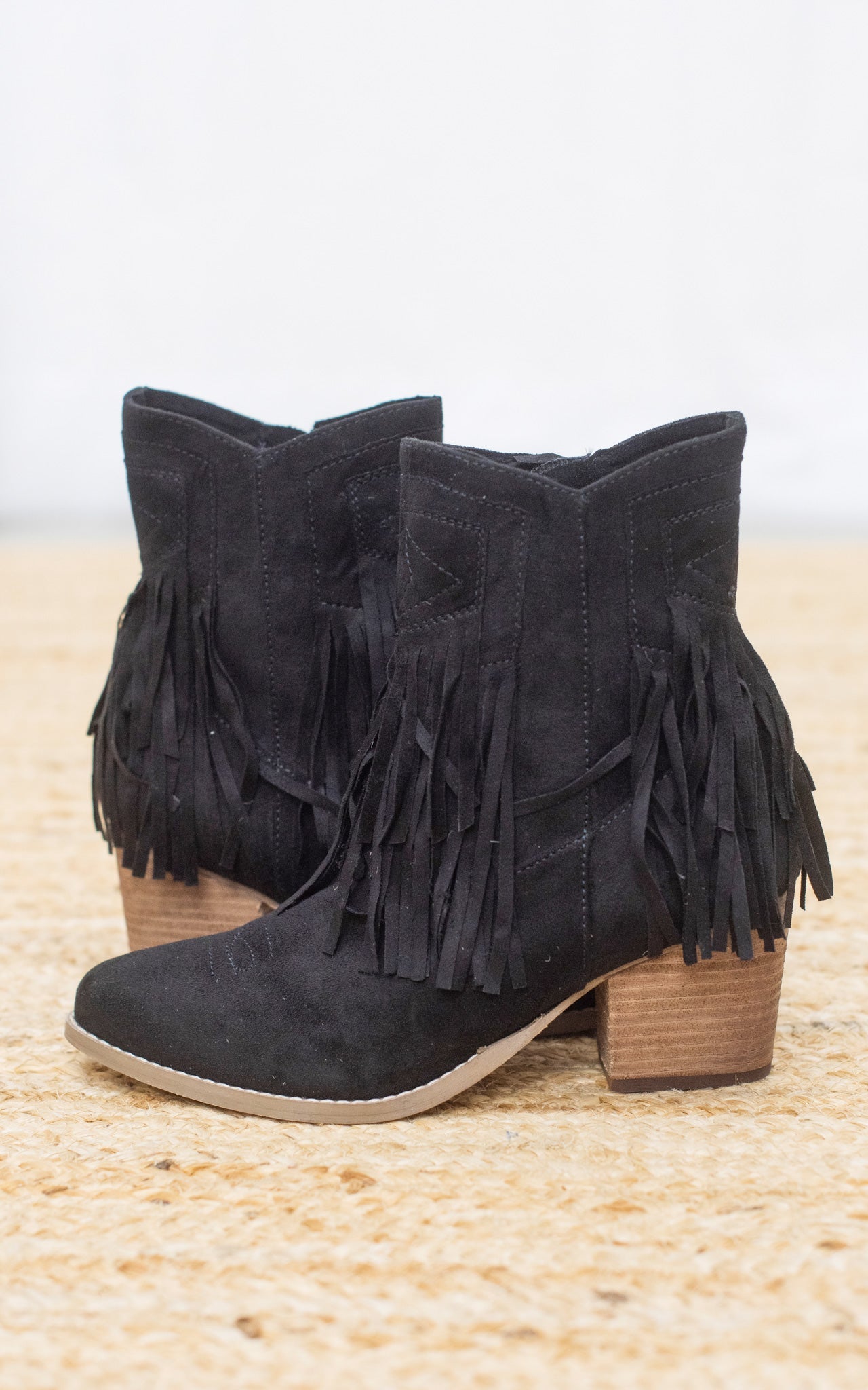 Sandra Fransen-Stiefeletten in Schwarz