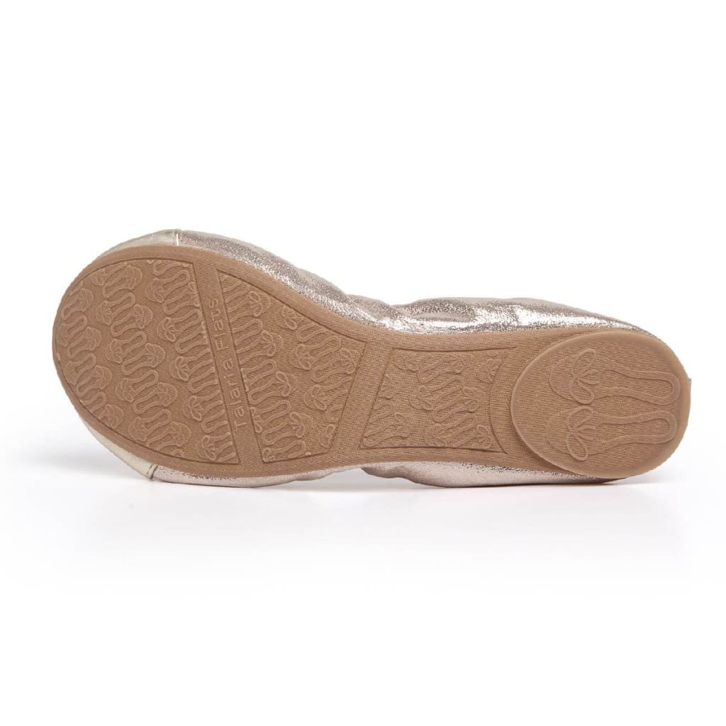 Premium Champagner Ballerinas