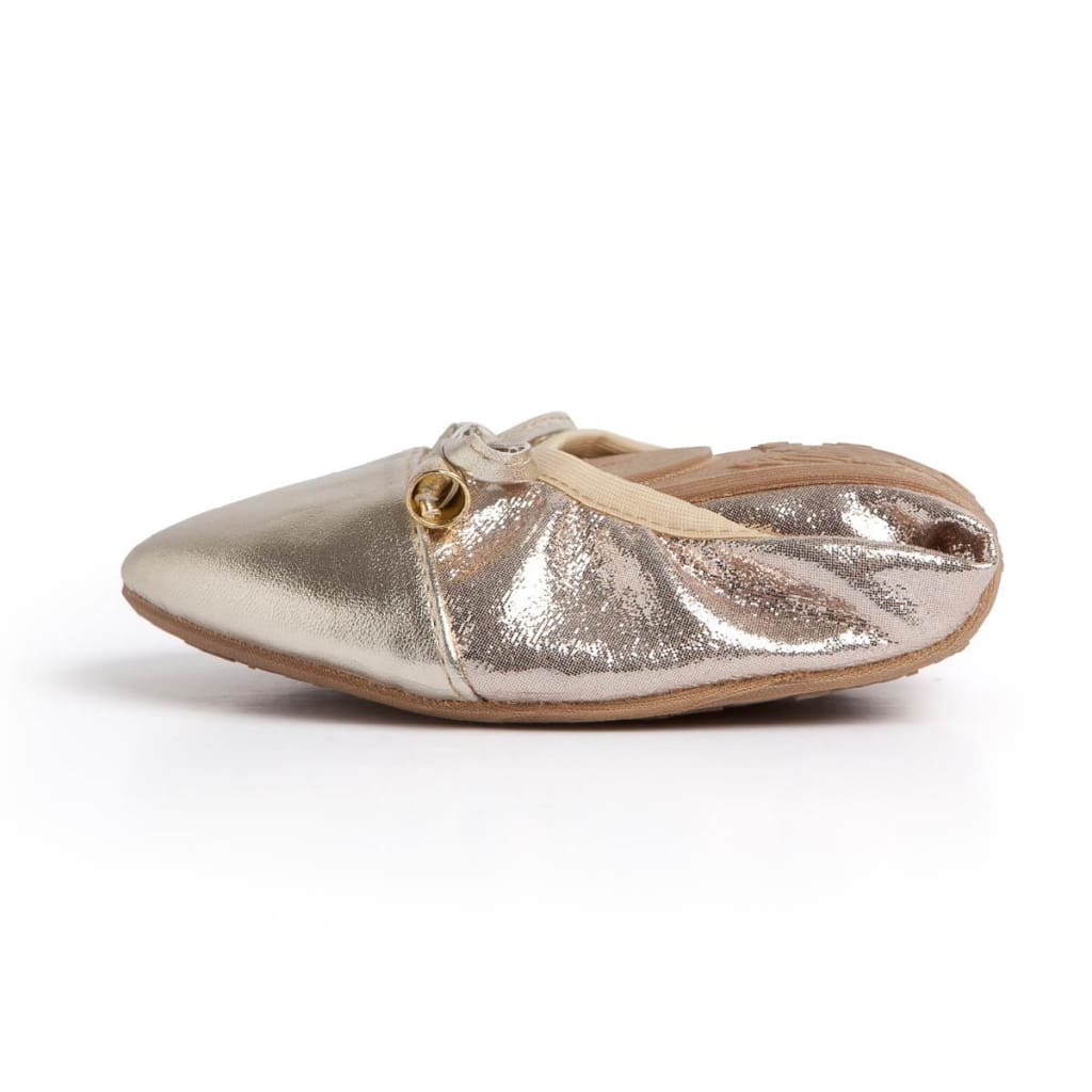 Premium Champagner Ballerinas