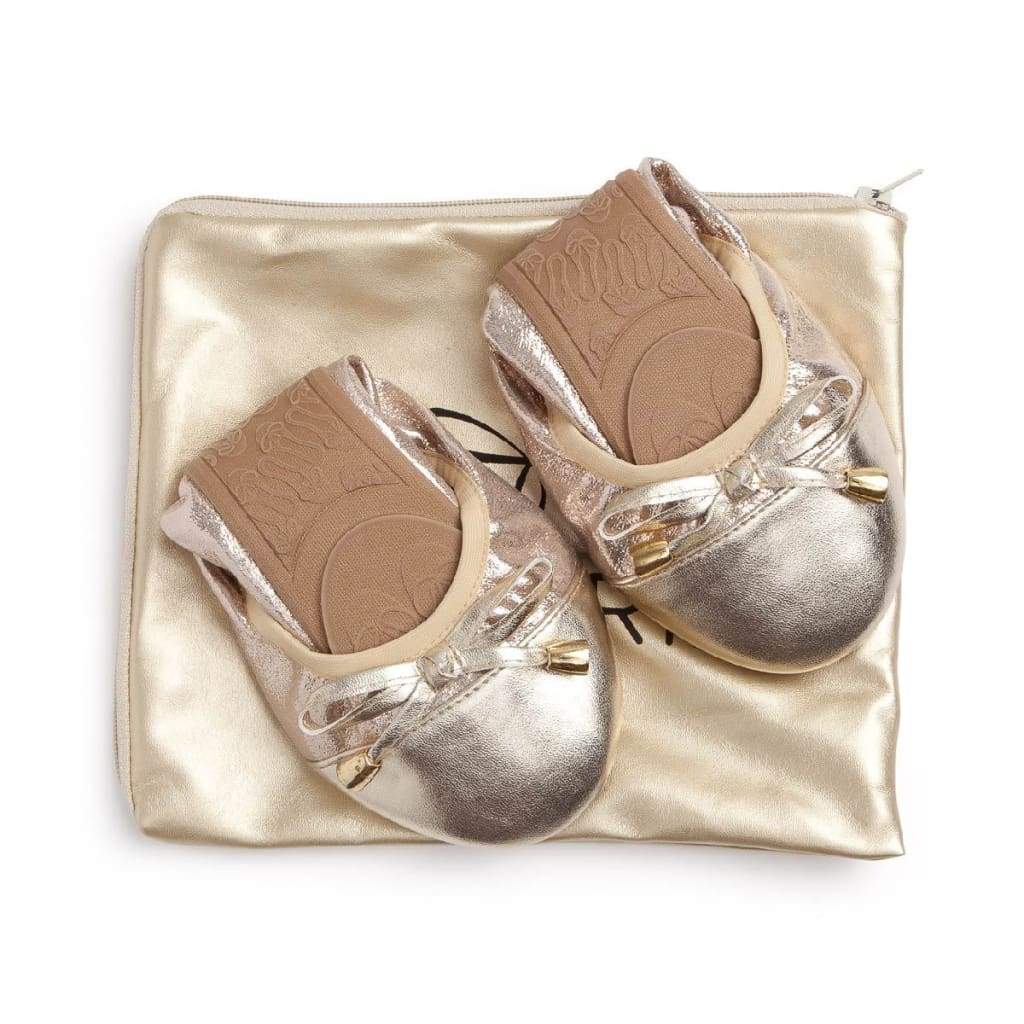 Premium Champagner Ballerinas