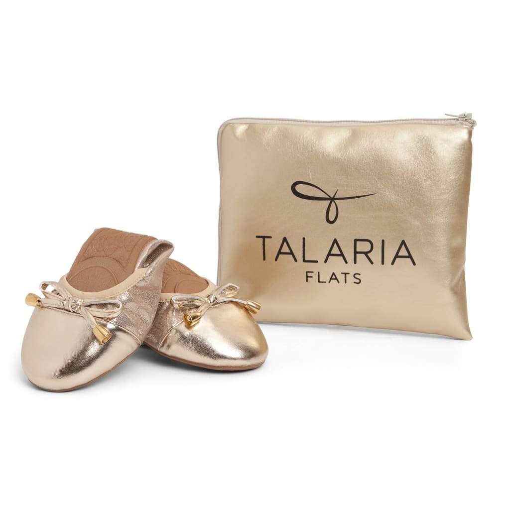 Premium Champagner Ballerinas