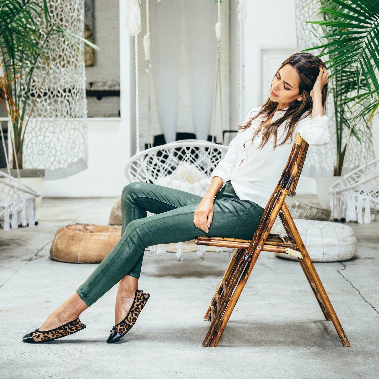 Premium Leoparden Ballerinas