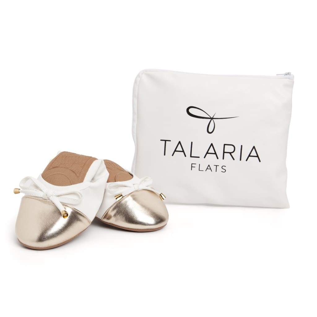 Premium weiße Ballerinas