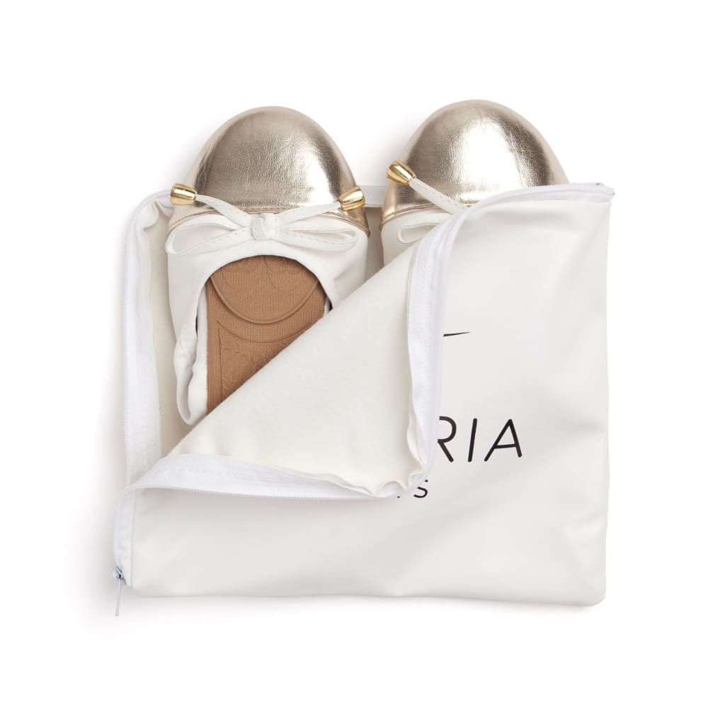 Premium weiße Ballerinas