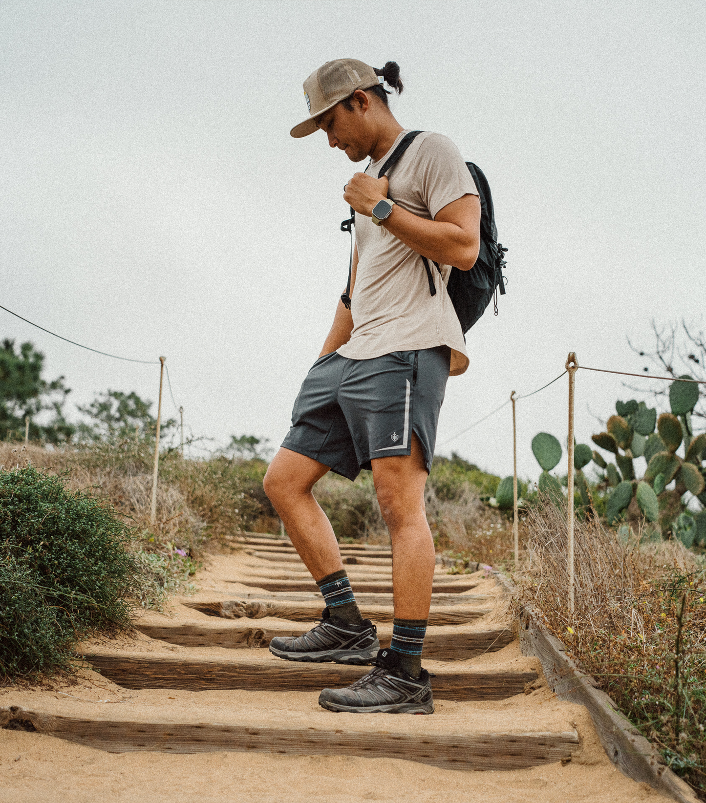 Dominate trainingsshorts - Stone