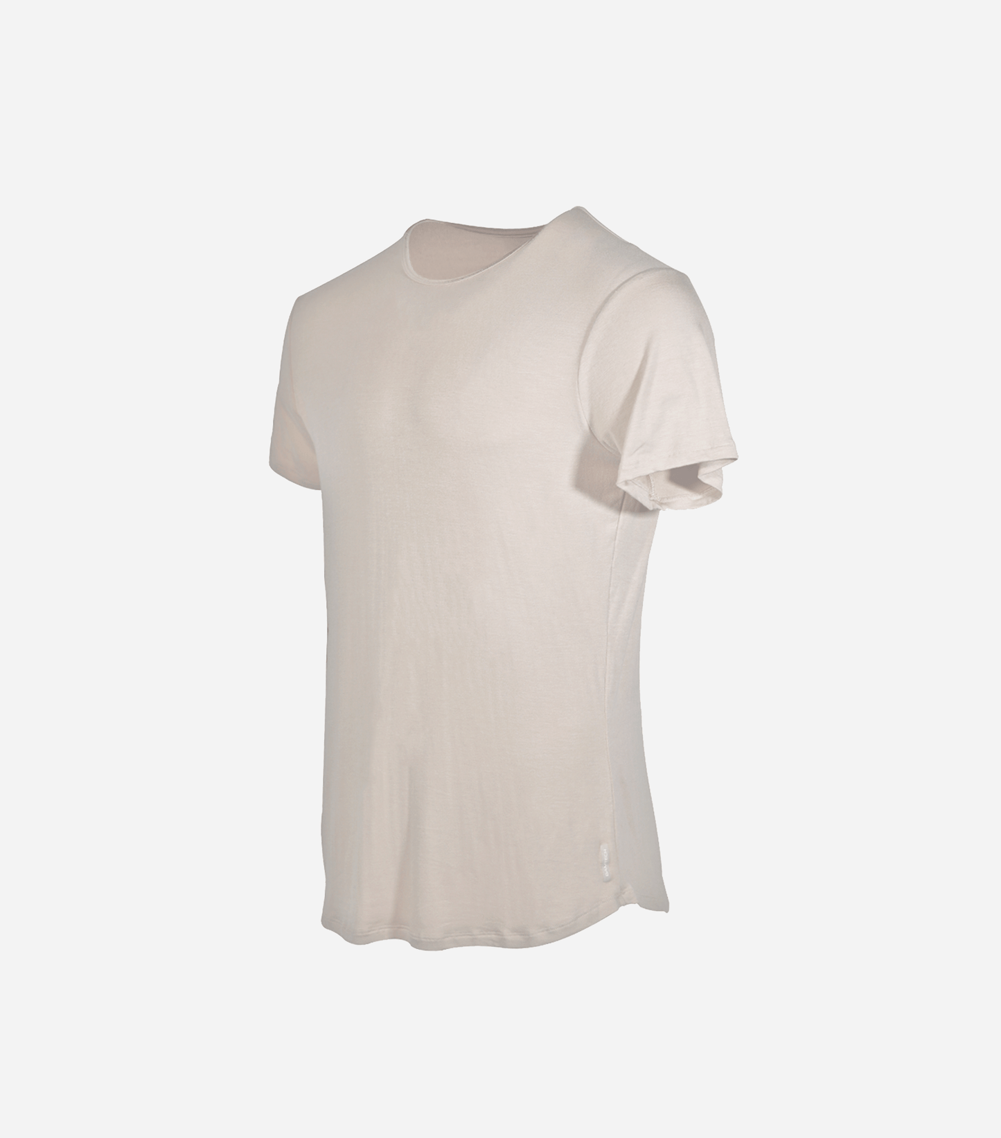 Bamboo Swift T-shirt met gebogen zoom - Heather Grey