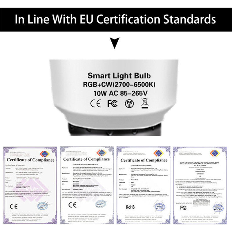 Tuya Smart LED-lampa RGB WiFi-lampa för hem och kontor