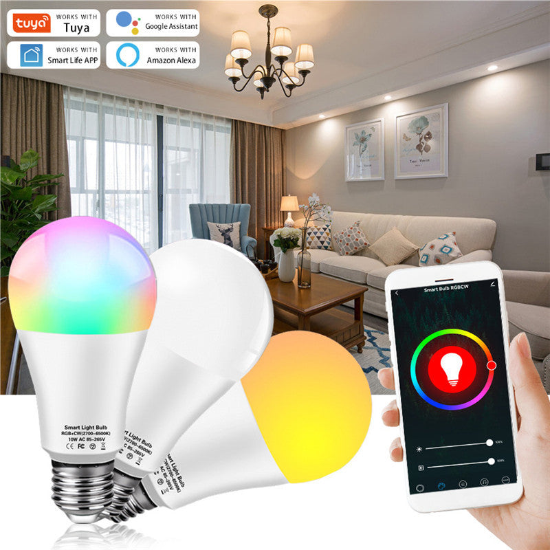 Tuya Smart LED-lampa RGB WiFi-lampa för hem och kontor