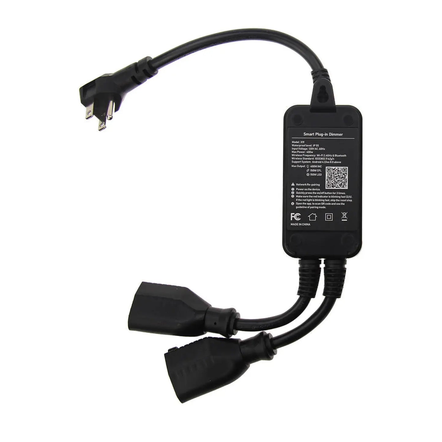 Vattentät Smart Wifi Dimmerkontakt 400W