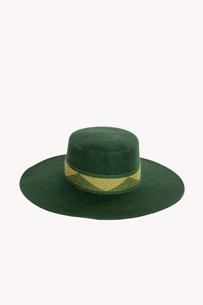 Cappello spagnolo verde cacciatore