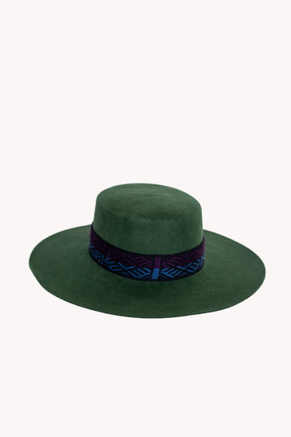 Cappello spagnolo verde cacciatore