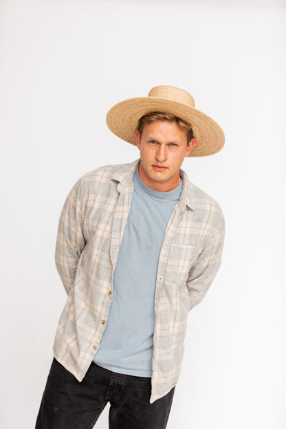 Spanish Palm Leaf Straw Hat