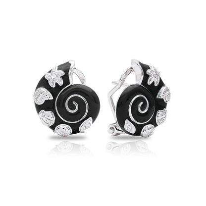 Pendientes de conchas marinas