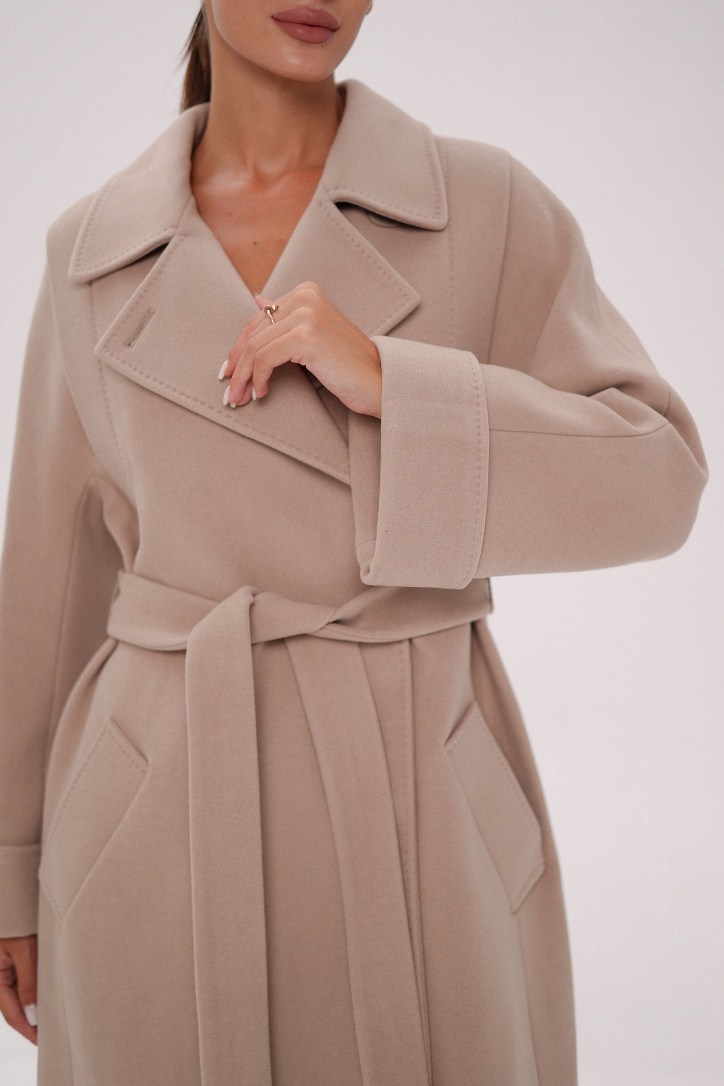 Cappotto classico in misto lana e cashmere Firenze