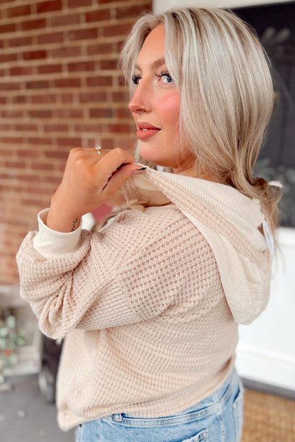 Bluza z kapturem River Waffle z długim rękawem