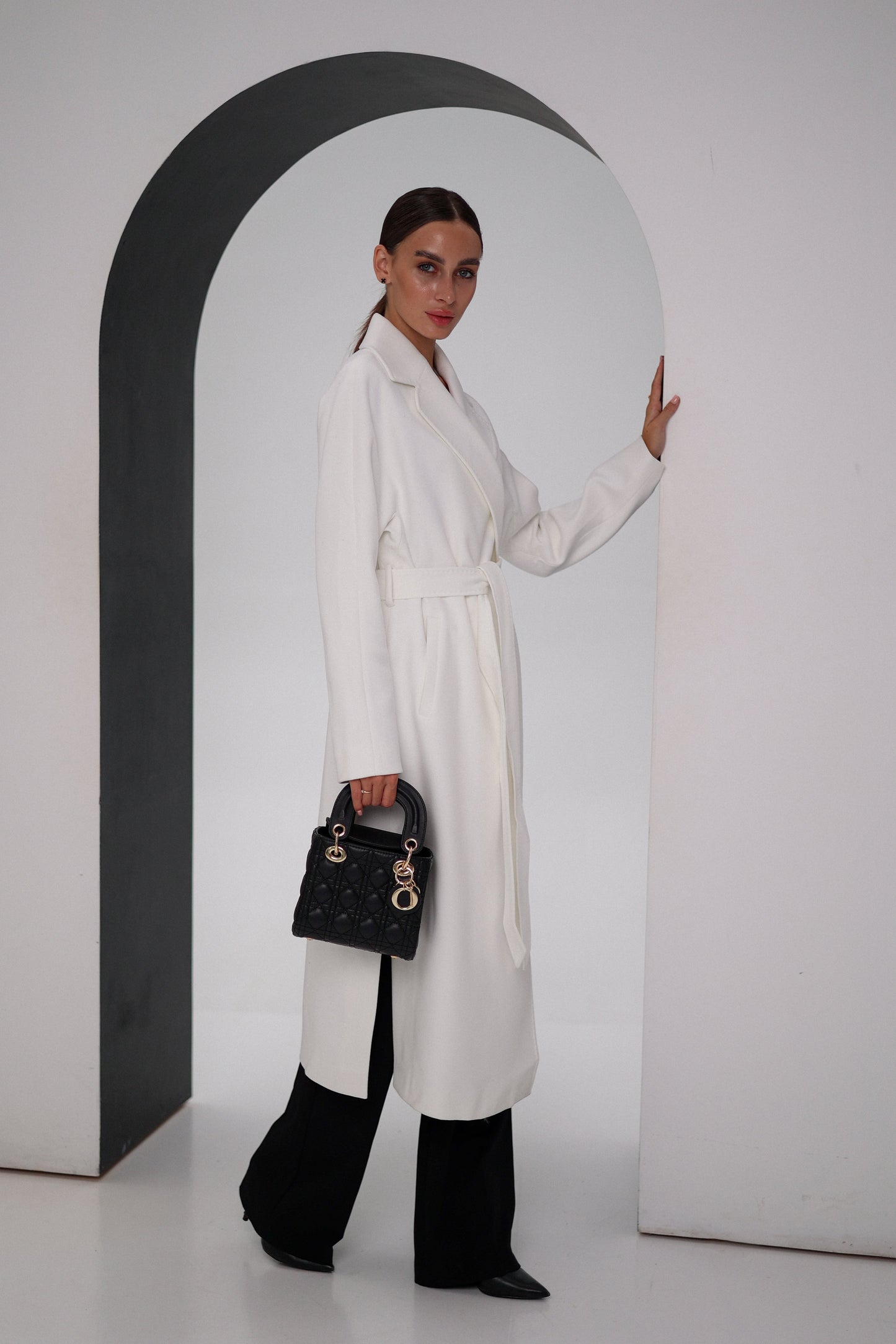Cambridge Comfort Wraparound Wool Cashmere Coat