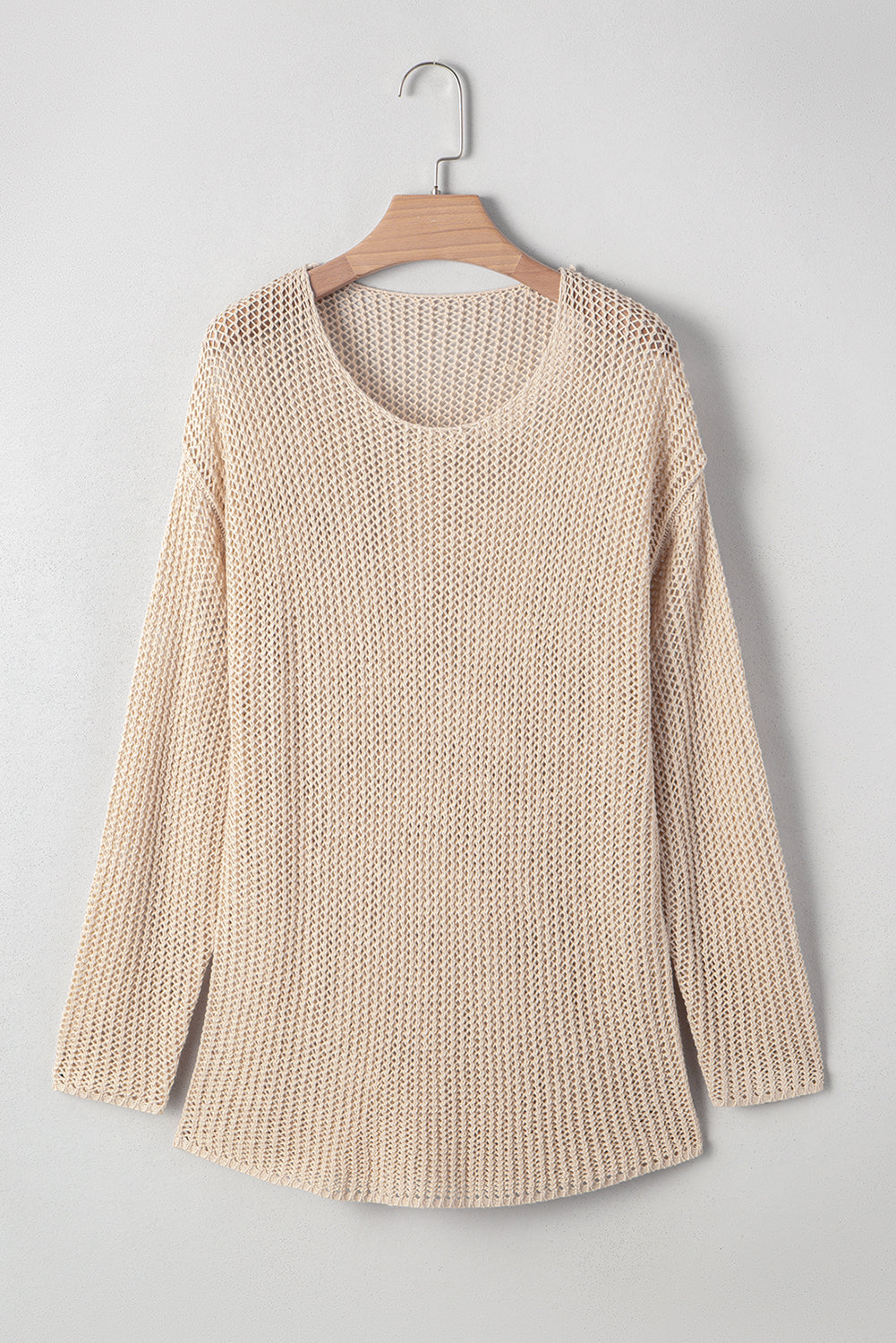 Sweter Hadley z ażurowym wzorem na szydełku
