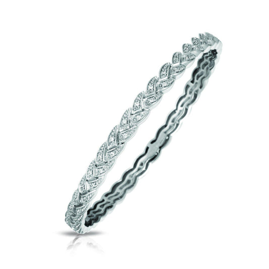 Brazalete trenzado con piedras