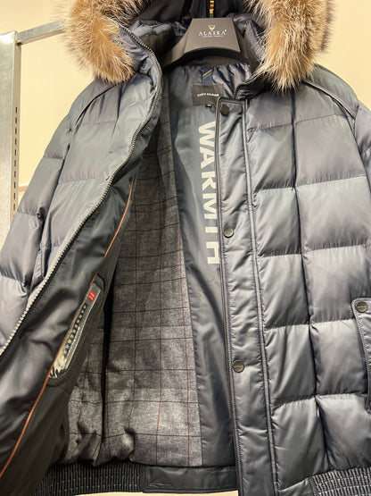 Genuine Fur Trim Sorona® Insulated Puffer Jacket