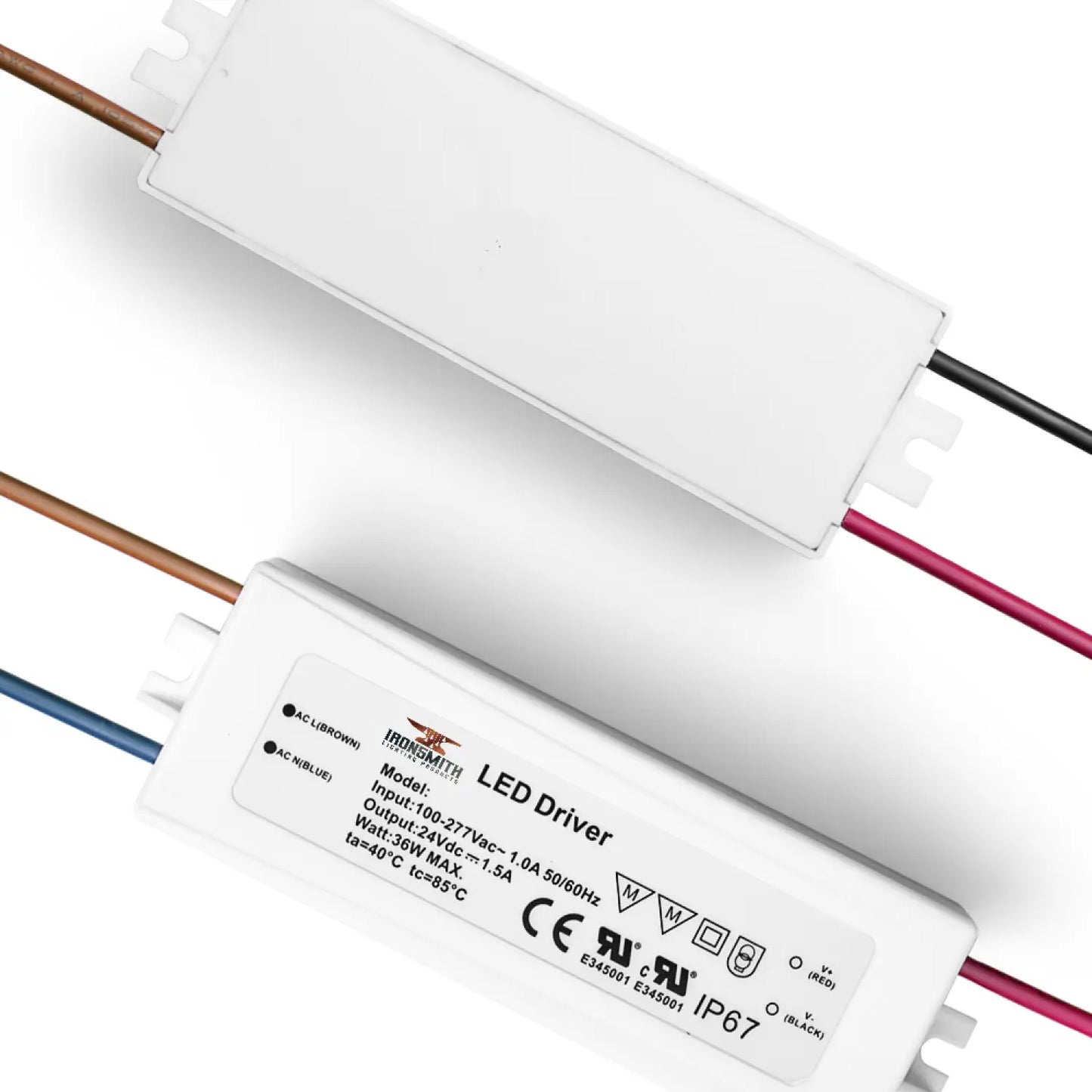 100-240V AC - 24V DC | 36W LED konstant strömförsörjare