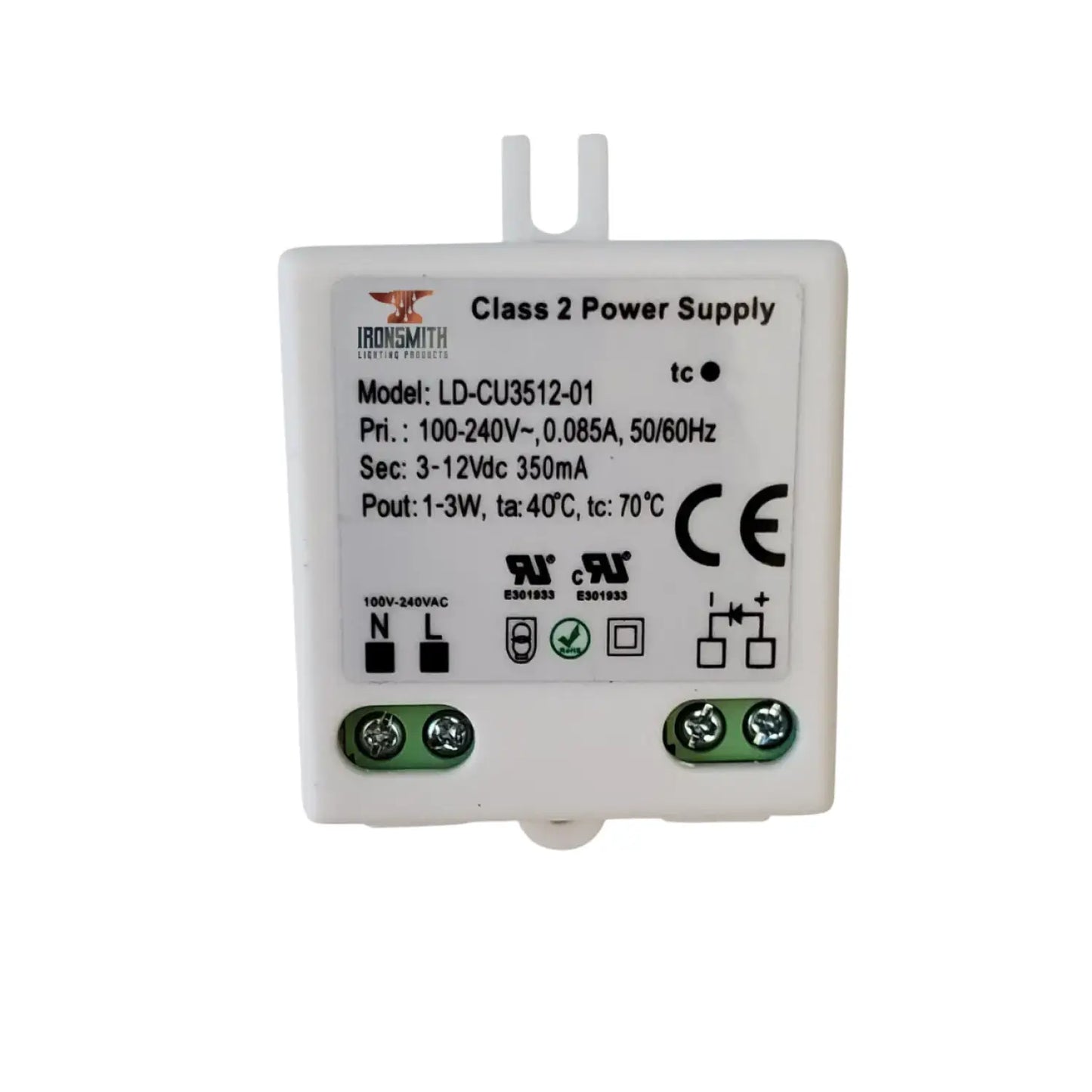 100-240V AC - 6-12V DC | 3W Konstant Ström LED-drivrutiner