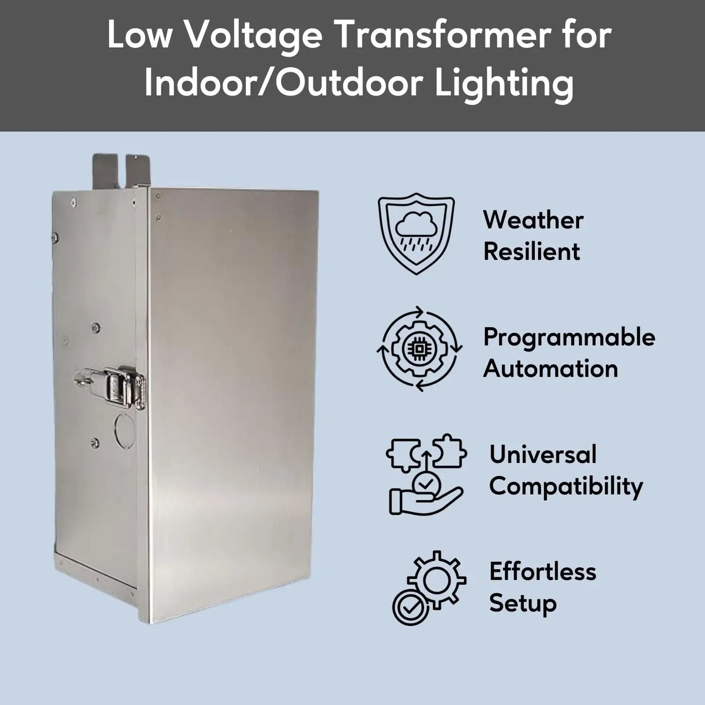 100W Multi-Tap Lågspänningstransformator | 12 - 15V